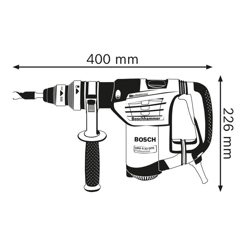 Bohrhammer GBH 4-32 DFR Professional von Bosch