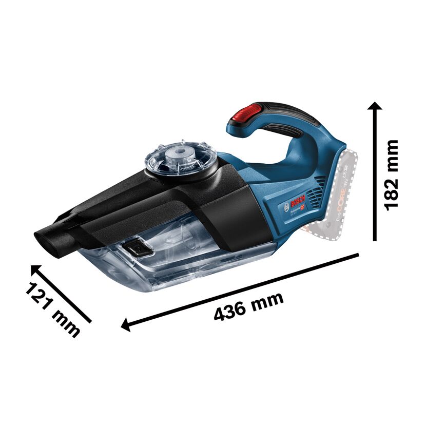 Akku-Handstaubsauger 'Professional GAS 18V-1 solo' mit diversen Düsen