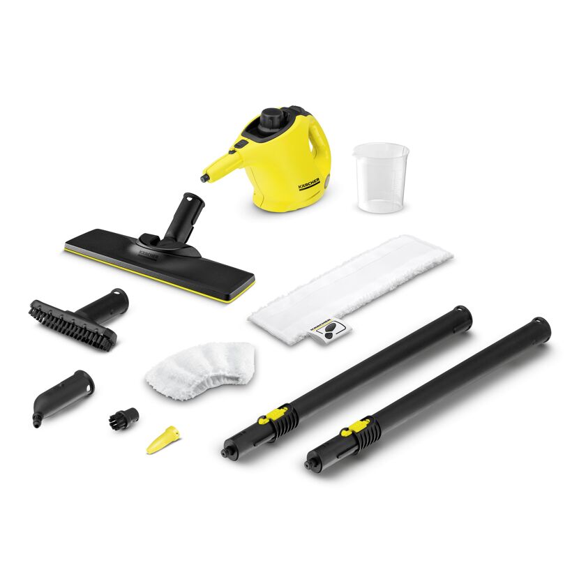 Kärcher Dampfreiniger SC 1 EasyFix mit Zubehör.