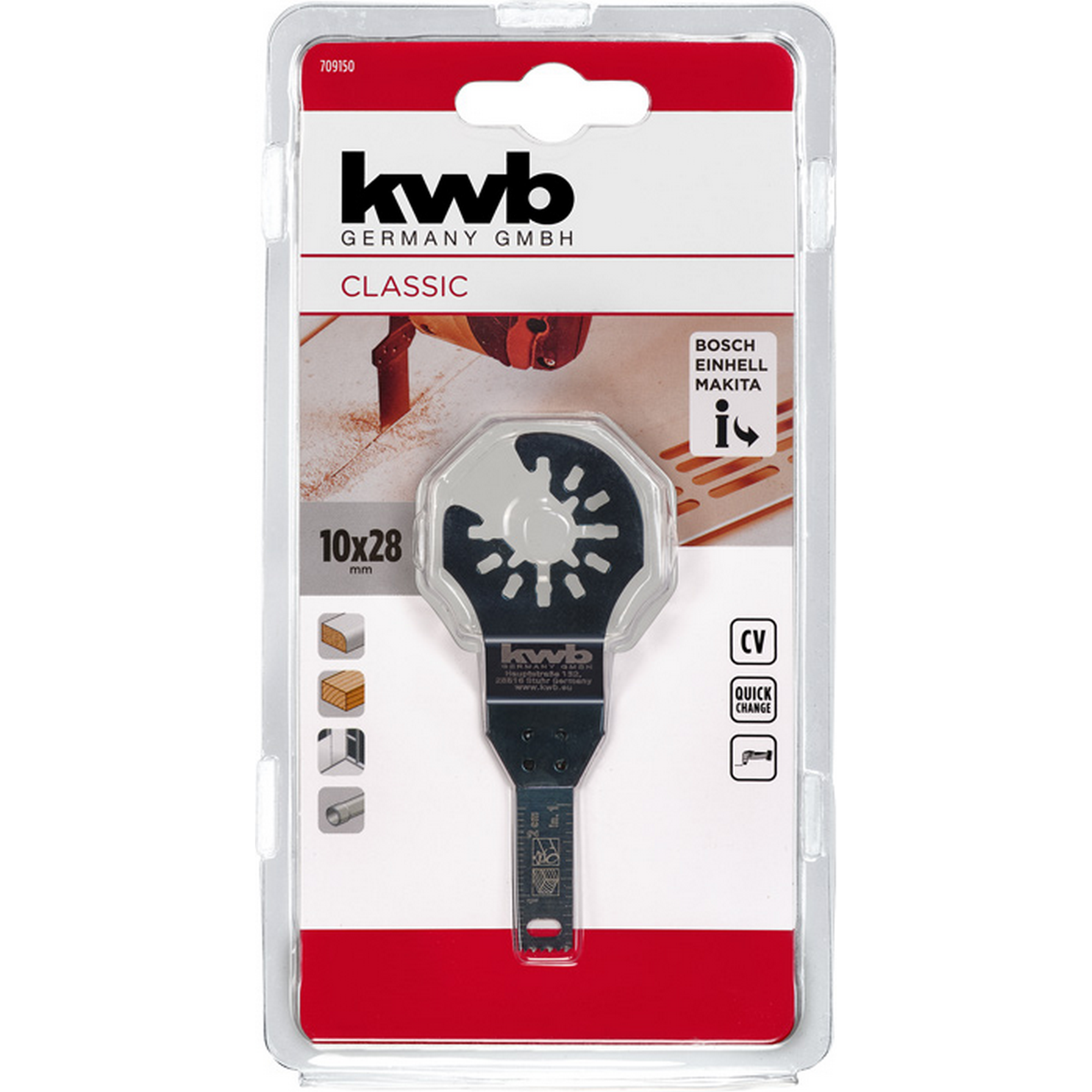 Tauchsägeblatt CV 10 x 28 mm