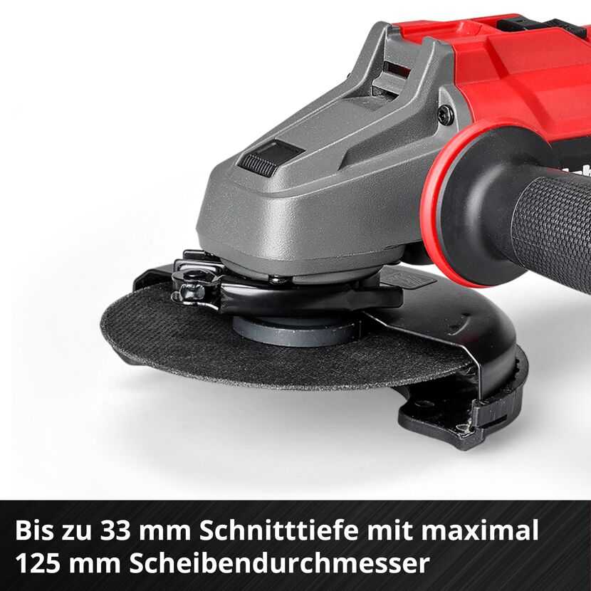 Akku-Winkelschleifer 'AXXIO 18/125' 8500 r/min