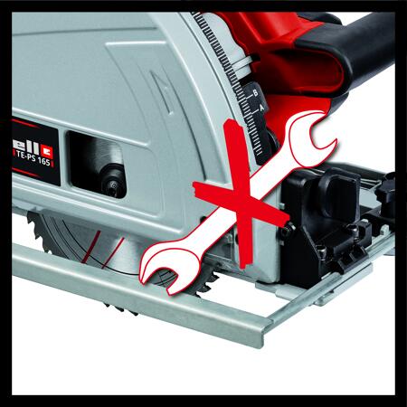 5. Bild von Tauchsäge 'TE-PS 165' rot 1200 W, inkl. Sägeblatt