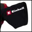 Schwarze Tasche mit Einhell Logo und rotem Reißverschluss.
