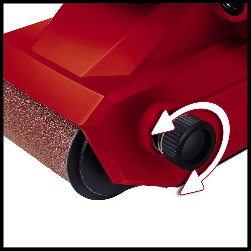 Roter Bandschleifer TC-BS 8038 mit Schleifband