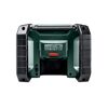 Rückseite des Metabo R 12-18 BT Baustellenradios