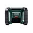 Rückseite des Metabo R 12-18 BT Baustellenradios