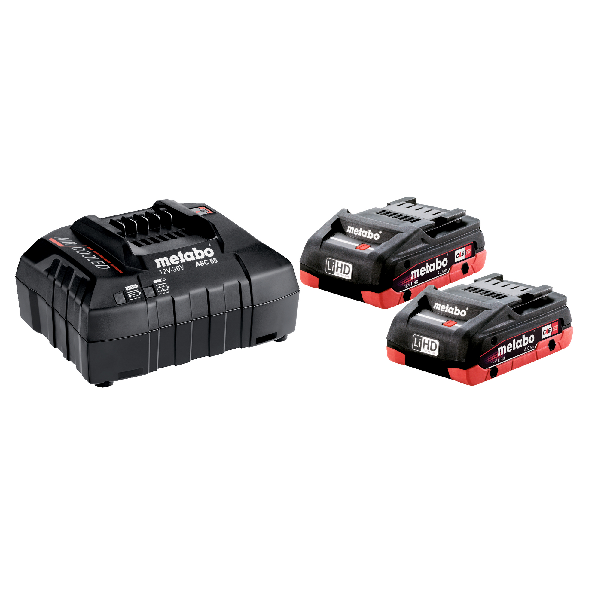 Akku-Basis-Set '2 LiHD' 18 V 4,0 Ah mit Ladegerät