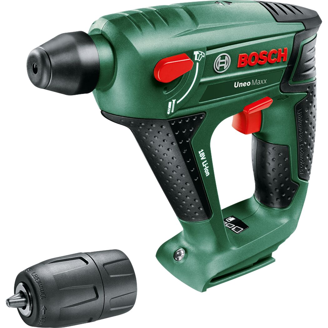 Bosch Akku-Bohrhammer Uneo Maxx mit Wechselfutter