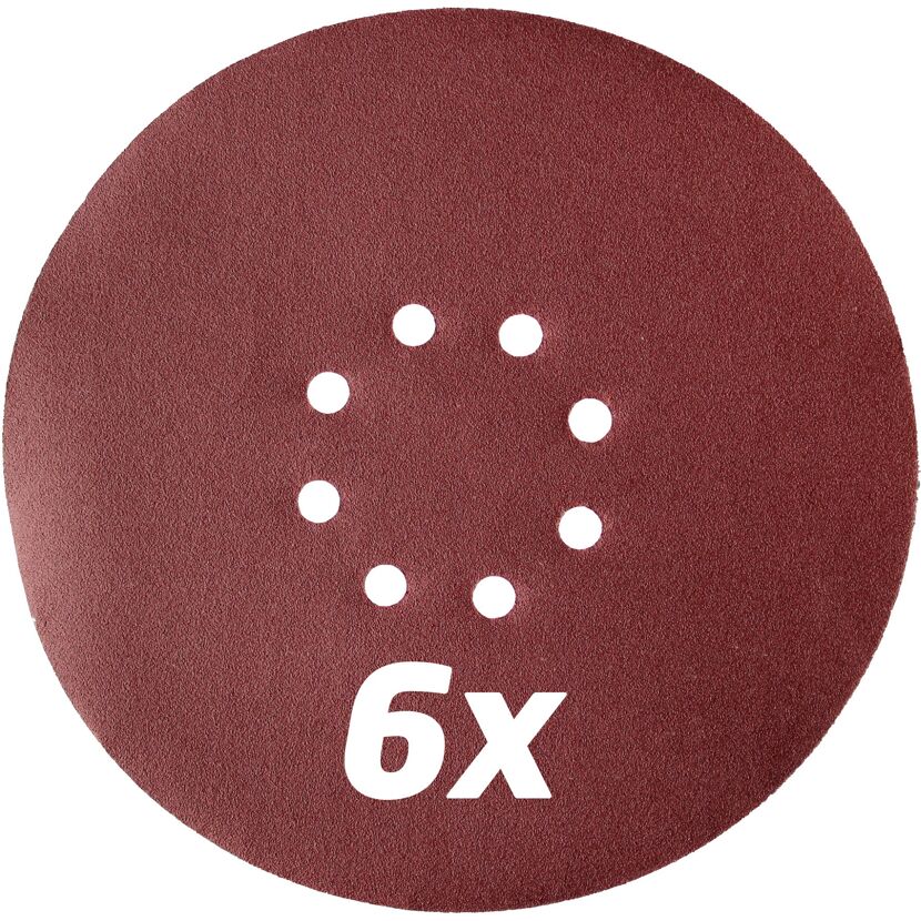 Rundes Schleifpapier mit 10 Löchern