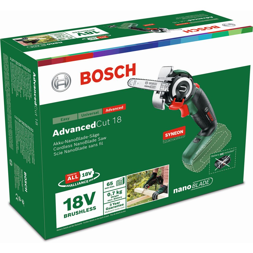 Bosch Akku-NanoBlade-Säge AdvancedCut 18