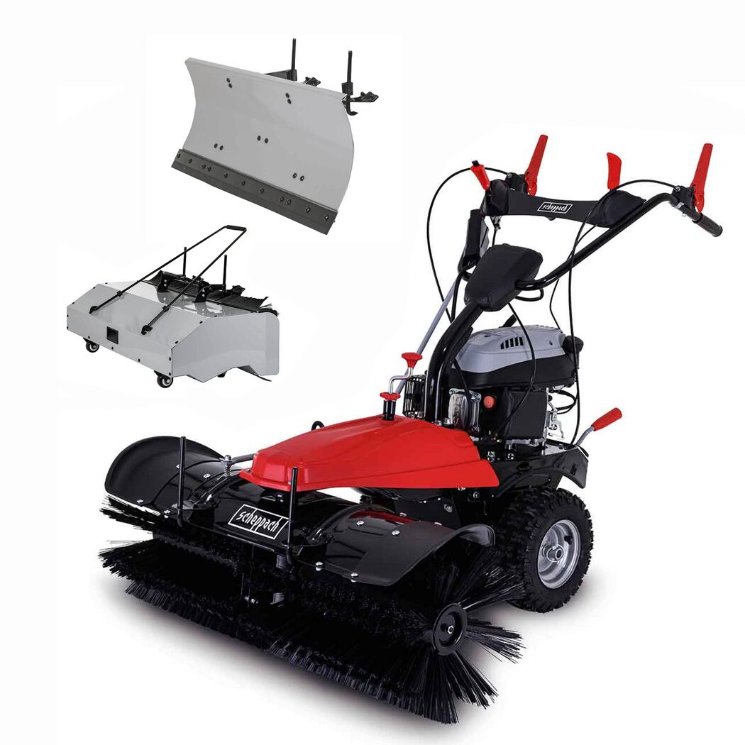Kehrmaschine 'SC2200PE' inkl.Schneeschild, Sammelbehälter