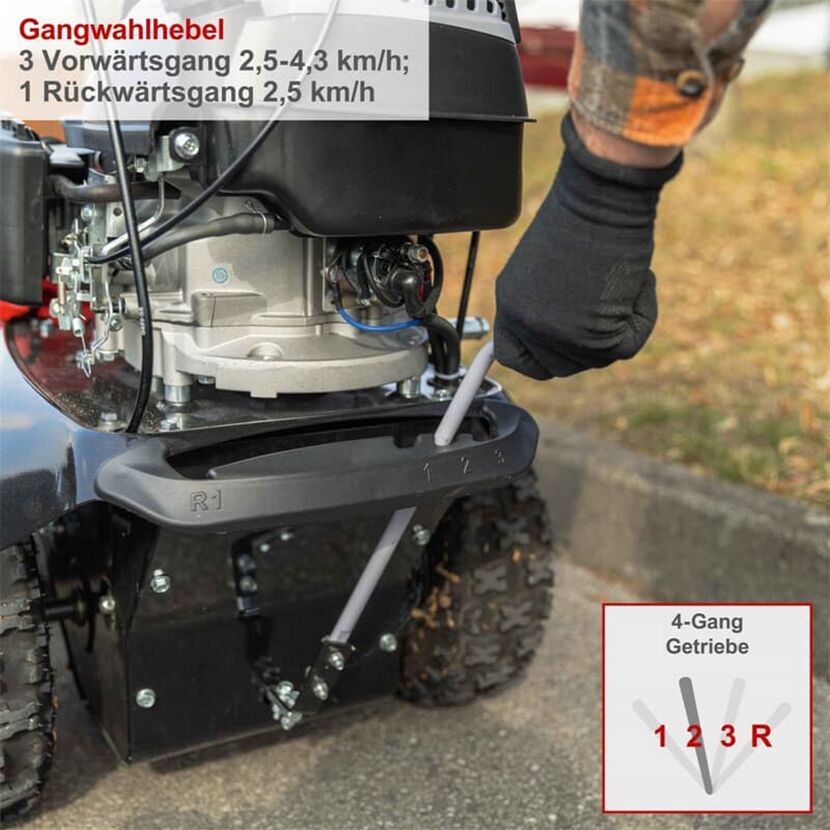 Kehrmaschine 'SC2200PE' inkl.Schneeschild, Sammelbehälter