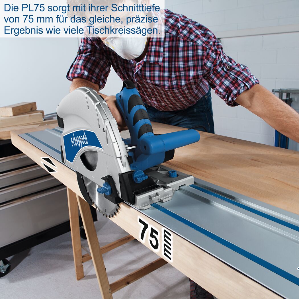 Tauchsäge 'PL75' blau 1600 W