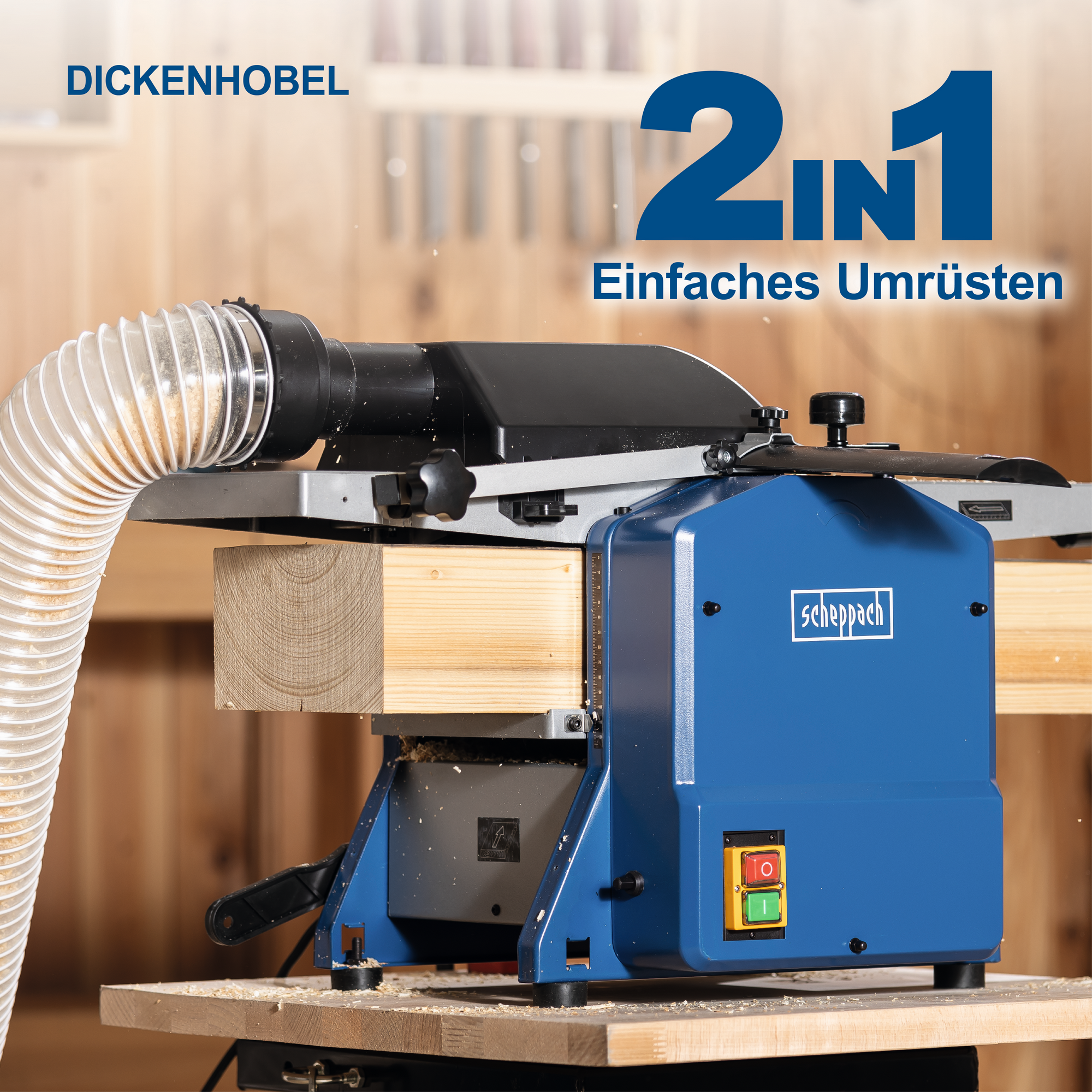 Abricht- / Dickenhobelmaschine 'HMS850' 1250 W