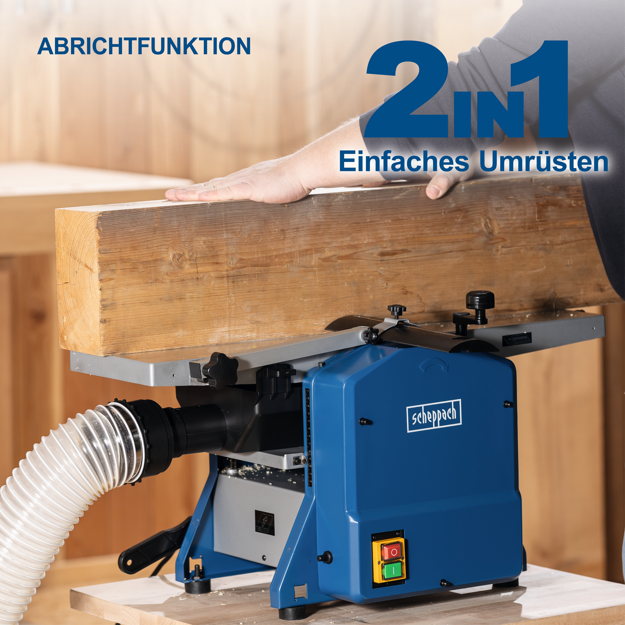 Abricht- / Dickenhobelmaschine 'HMS850' 1250 W