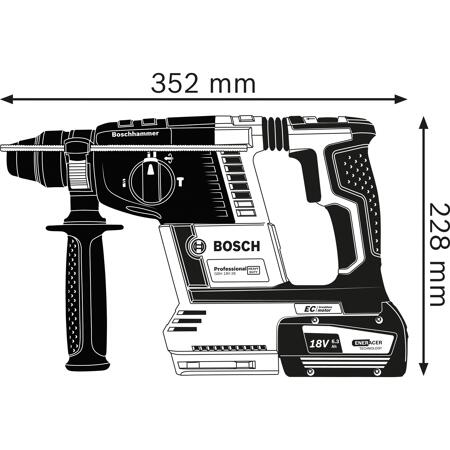 6. Bild von Akku-Bohrhammer 'GBH 18V-26' Professional Solo Version mit Transportbox