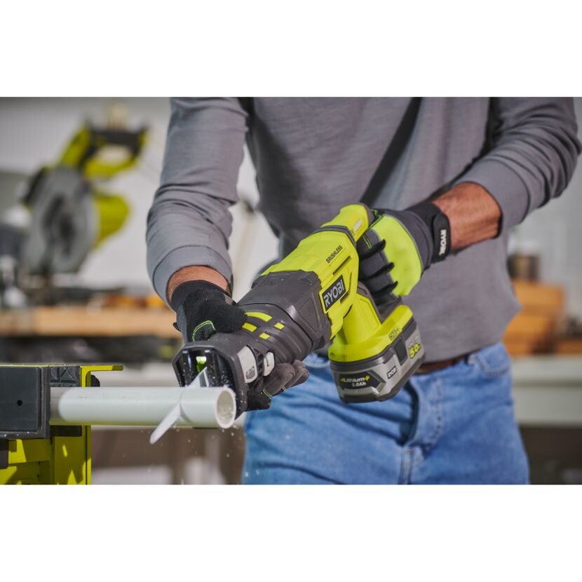 Akku-Säbelsäge 'ONE+ Brushless R18RS7-0' 18 V ohne Akku, Hublänge 30 mm