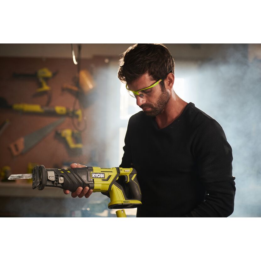 Akku-Säbelsäge 'ONE+ Brushless R18RS7-0' 18 V ohne Akku, Hublänge 30 mm