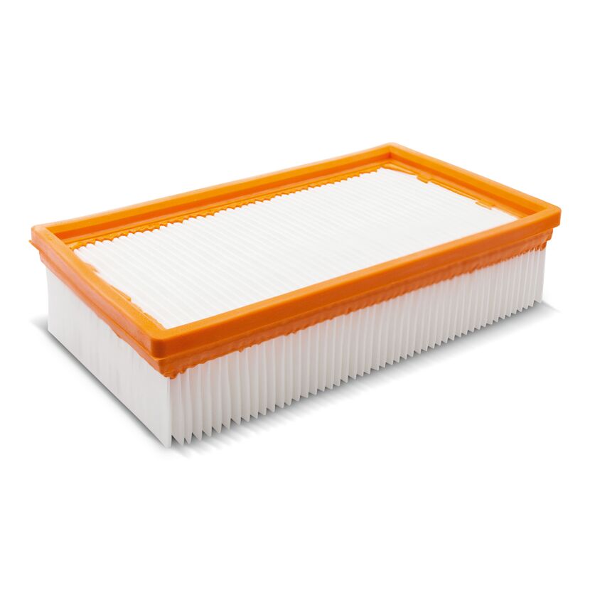 Flachfaltenfilter für Nass- und Trockensauger NT 35/1, 45/1 Polyestervlies