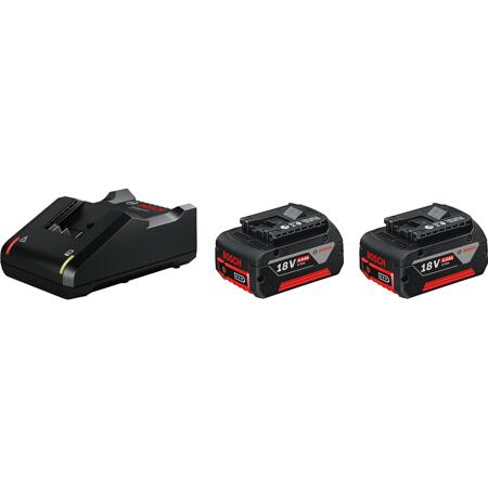 2. Bild von Akku-Starter-Set 'Professional' Ladegerät und 2 x Akku 18 V, 4,0 Ah