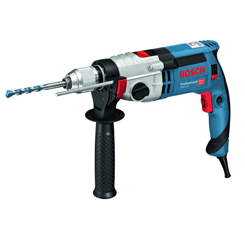 Bosch Schlagbohrmaschine GSB 24-2 mit Bohrer