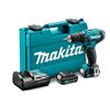 Makita Akkuschrauber, Ladegerät, zwei Akkus und Koffer
