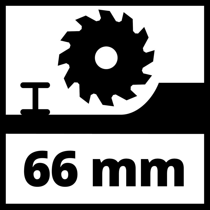 Sägeblatt mit 66 mm Durchmesser