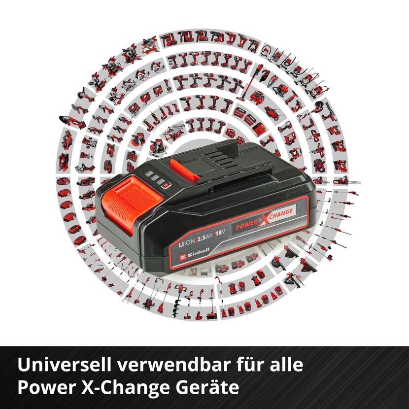 Akku-Starter-Set 'Power X-Change' Ladegerät und Akku 18 V 2,5 Ah
