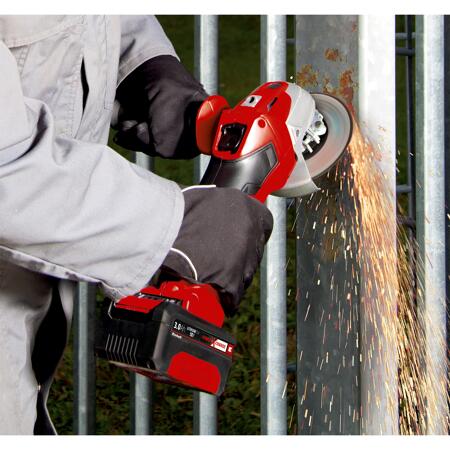 8. Bild von Combo Kit 'TC-TK 18 Li Kit' Akku-Bohrschrauber & Winkelschleifer, 18 V schwarz/rot