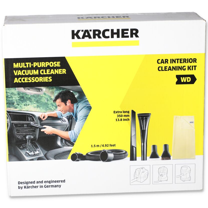 Kärcher Auto Innenreinigungs-Set mit Staubsaugeraufsätzen