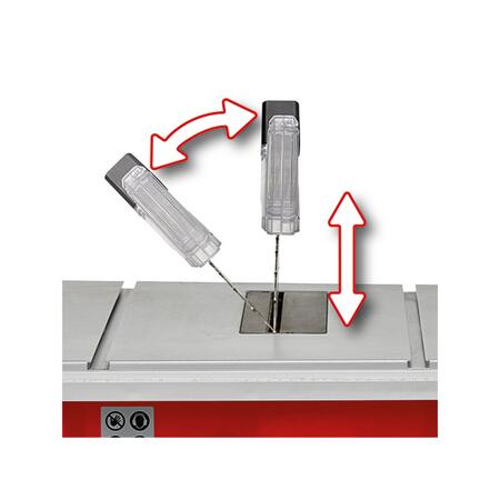 6. Bild von Tischkreissäge 'TC-TS 2000 U' rot 1800 W