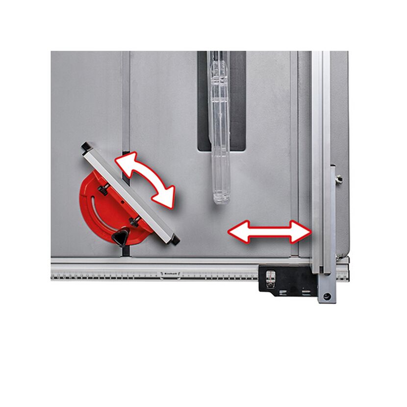 Tischkreissäge 'TC-TS 2000 U' rot 1800 W