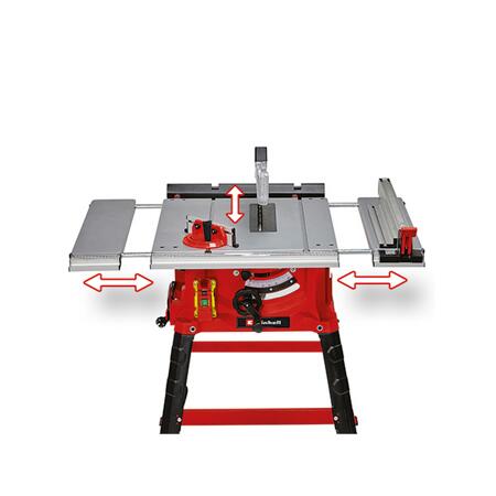 3. Bild von Tischkreissäge 'TC-TS 2225 U' rot 1800 W