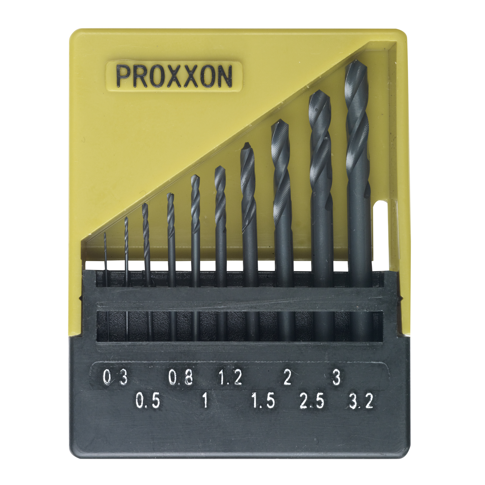 Proxxon Spiralbohrer-Set „Micromot“ Ø 0,3 – 3,2 mm 10 Stück