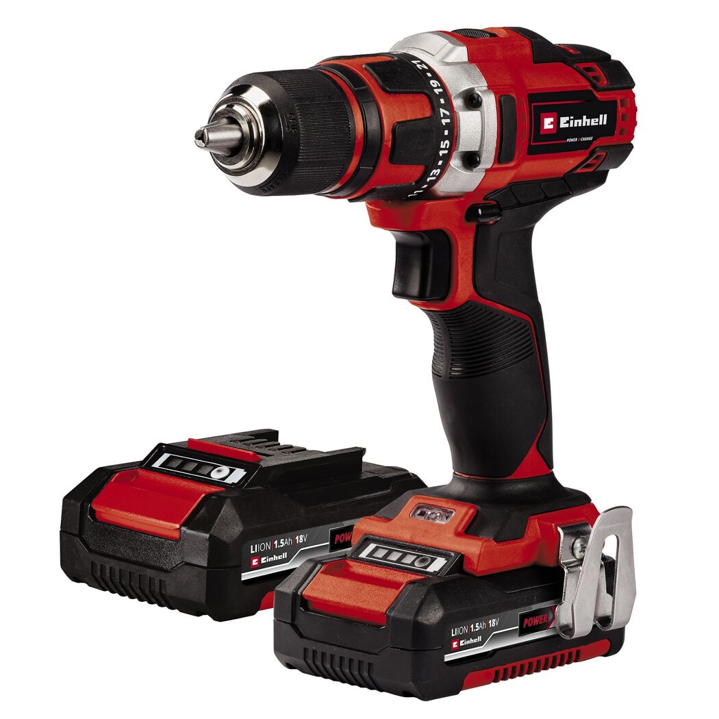 Einhell Akku-Bohrschrauber TE-CD 18/40-1 Li Kit mit zwei Akkus
