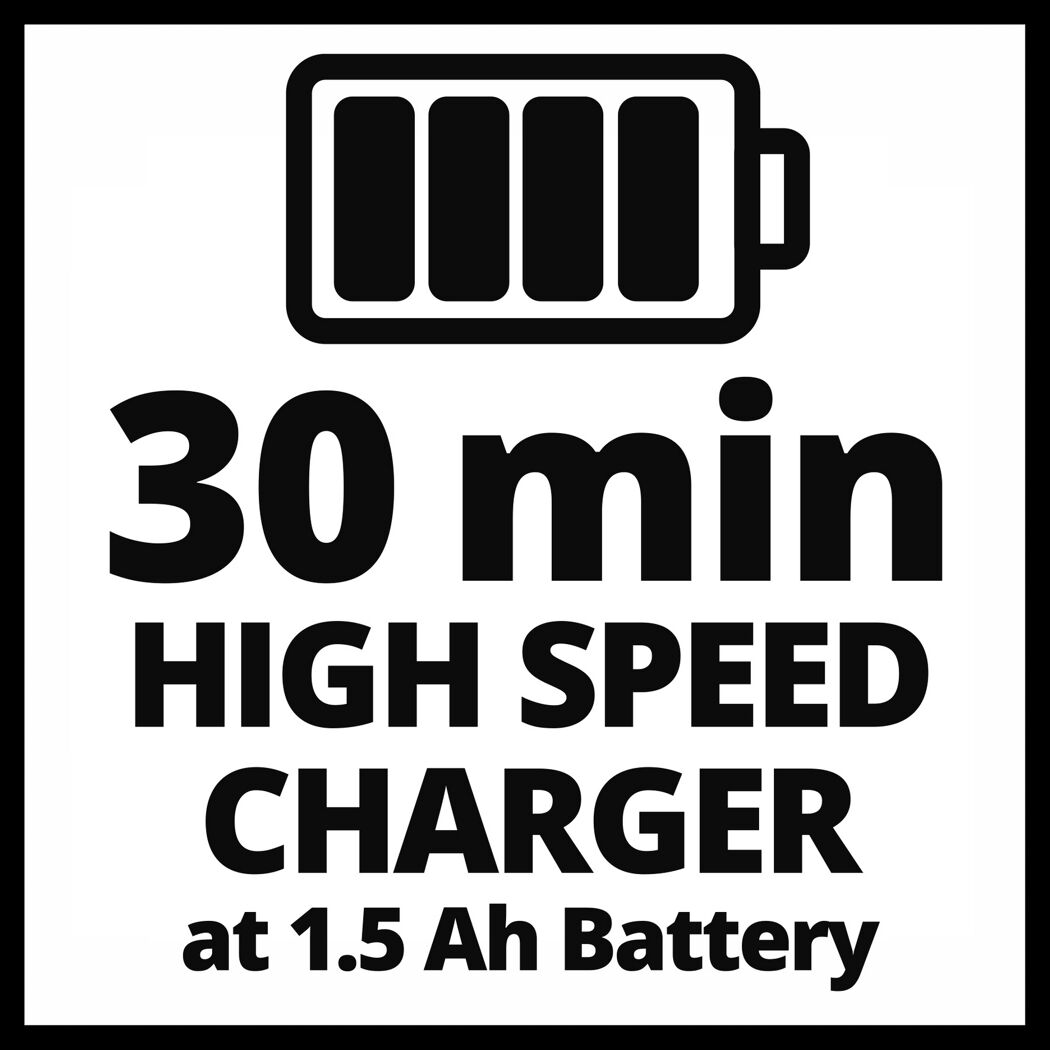 30 Min Schnellladegerät für 1,5 Ah Akku