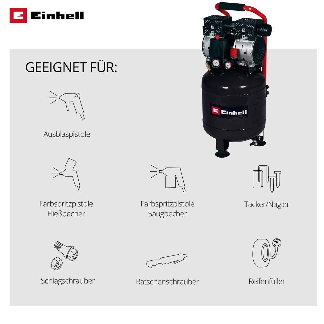 Kompressor 'TE-AC 135/24 Silent Plus' 750 W