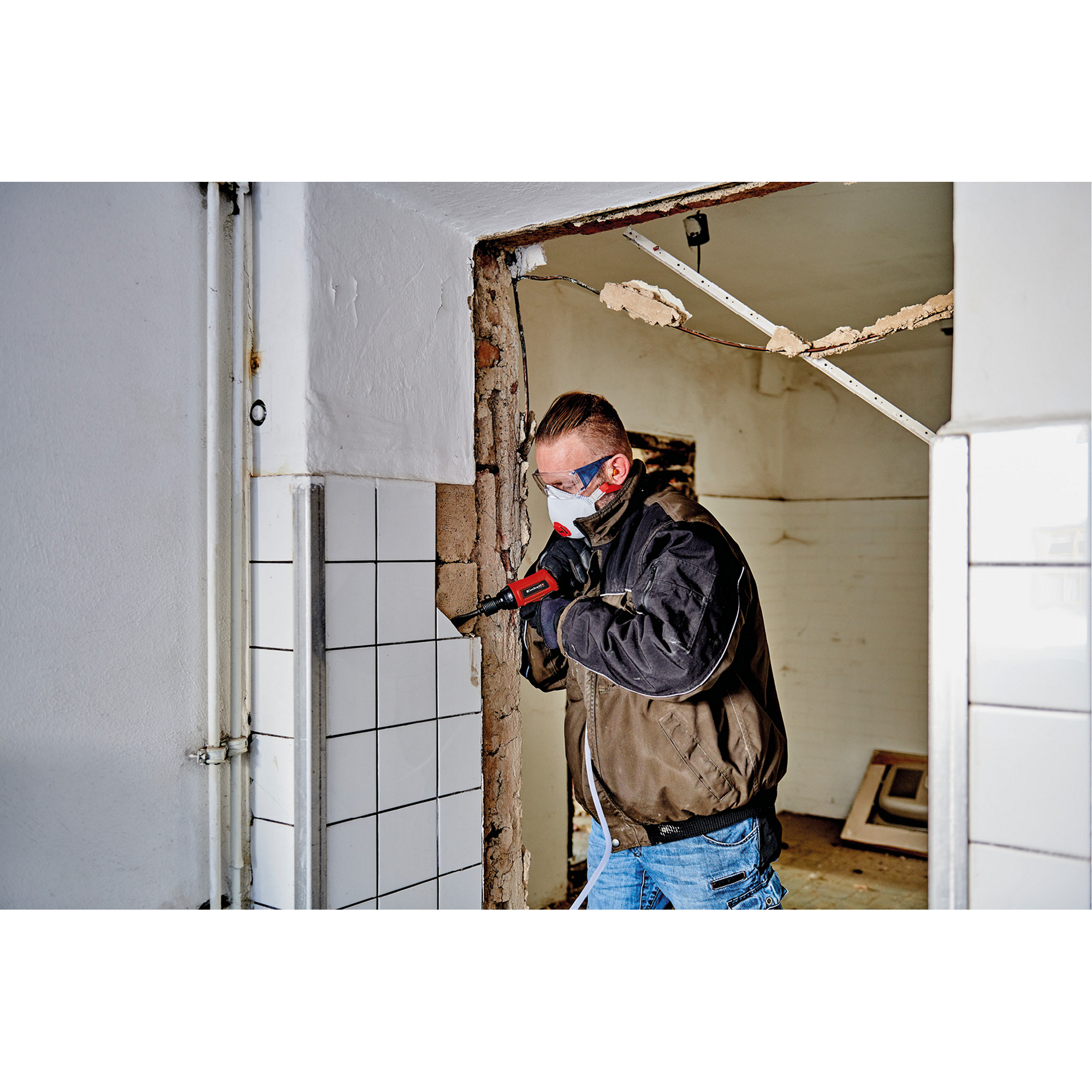 Kompressor 'TE-AC 430/90/10' rot/schwarz 10 bar, 430 l/min