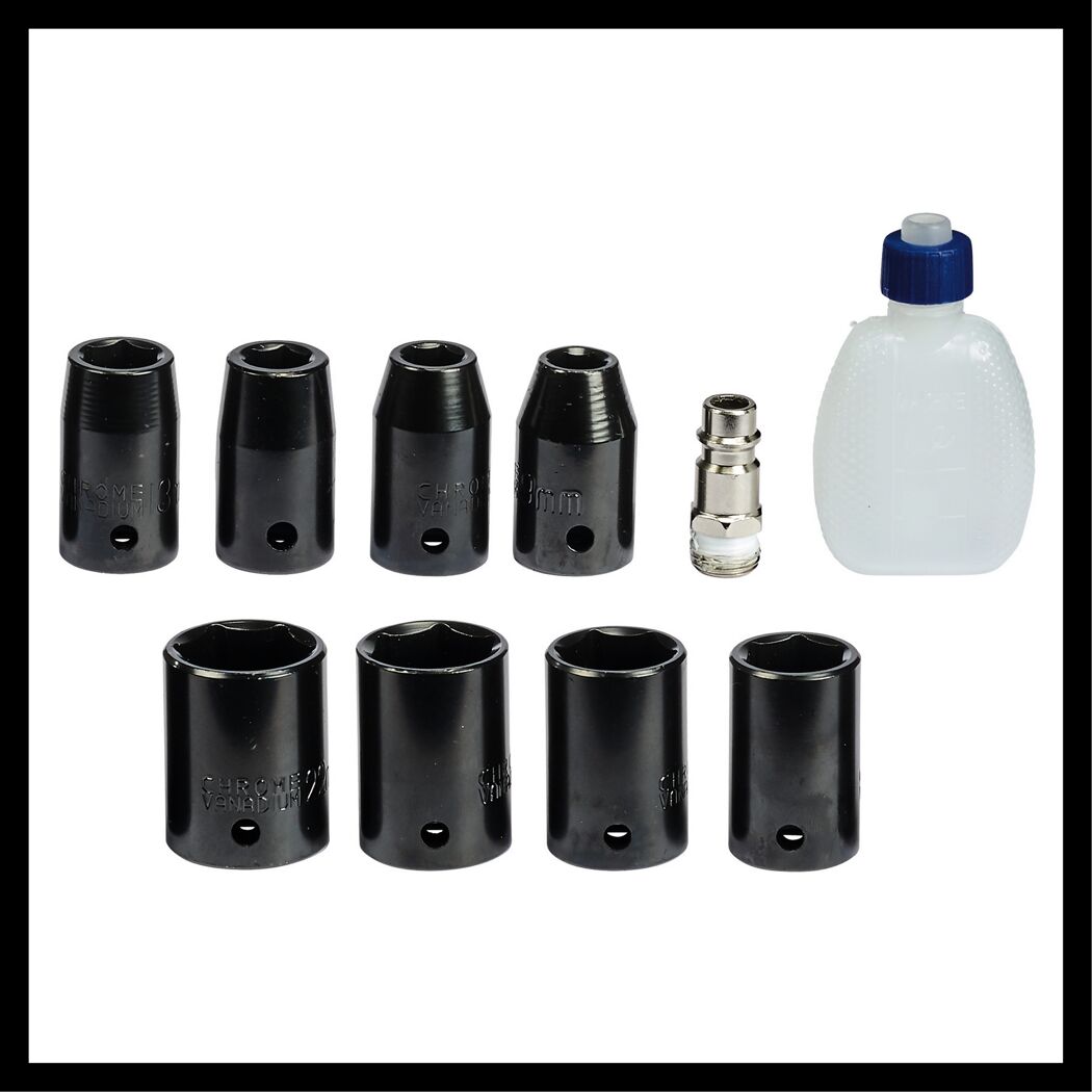 Druckluftschlagschrauber-Set mit Zubehör