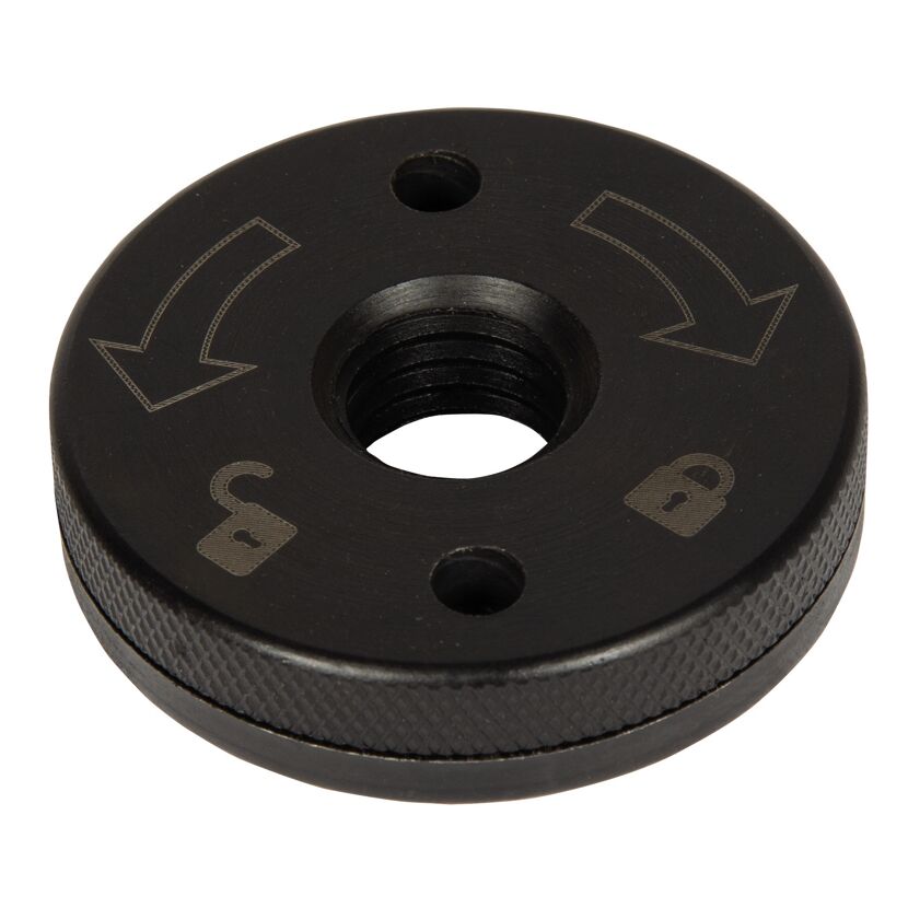 Schwarze Spannmutter