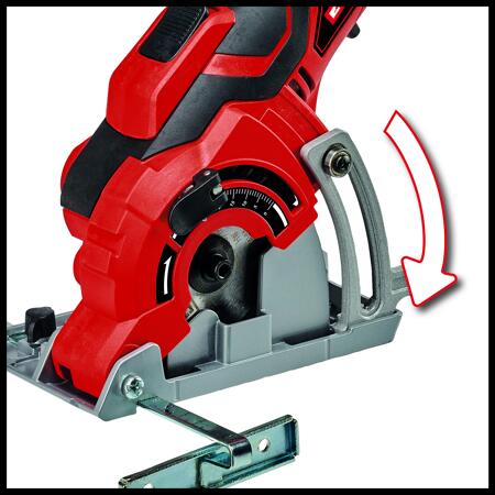 4. Bild von Mini-Handkreissäge 'TC-CS 89' rot/schwarz 600 W
