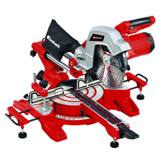 Bild von Zug-, Kapp- und Gehrungssäge 'TC-SM 254' rot 1800 W
