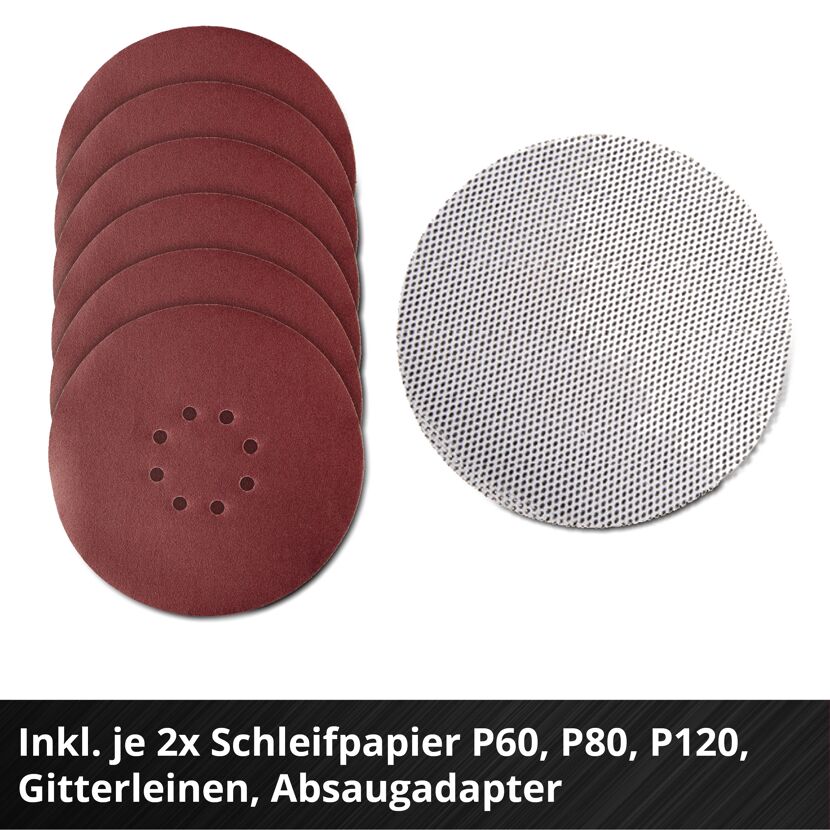Schleifpapier und Schleifgitter