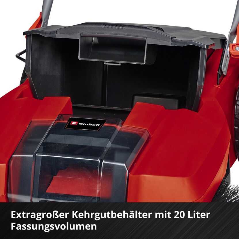 Kehrgutbehälter der Akku-Kehrmaschine TE-SW 18/610 Li
