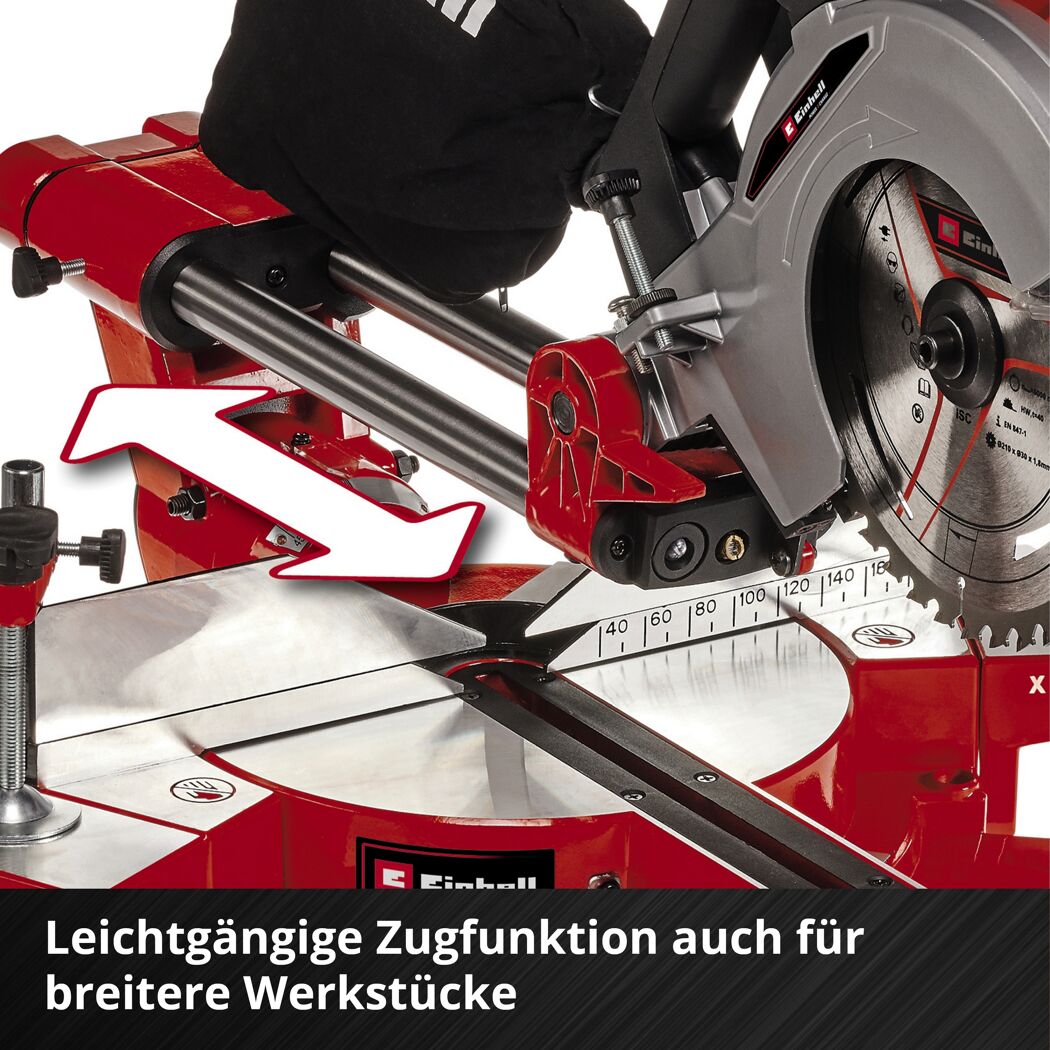 Zug-, Kapp- und Gehrungssäge 'TE-SM 36/210 Li-Solo' 18 V ohne Akku, Ø 210 mm