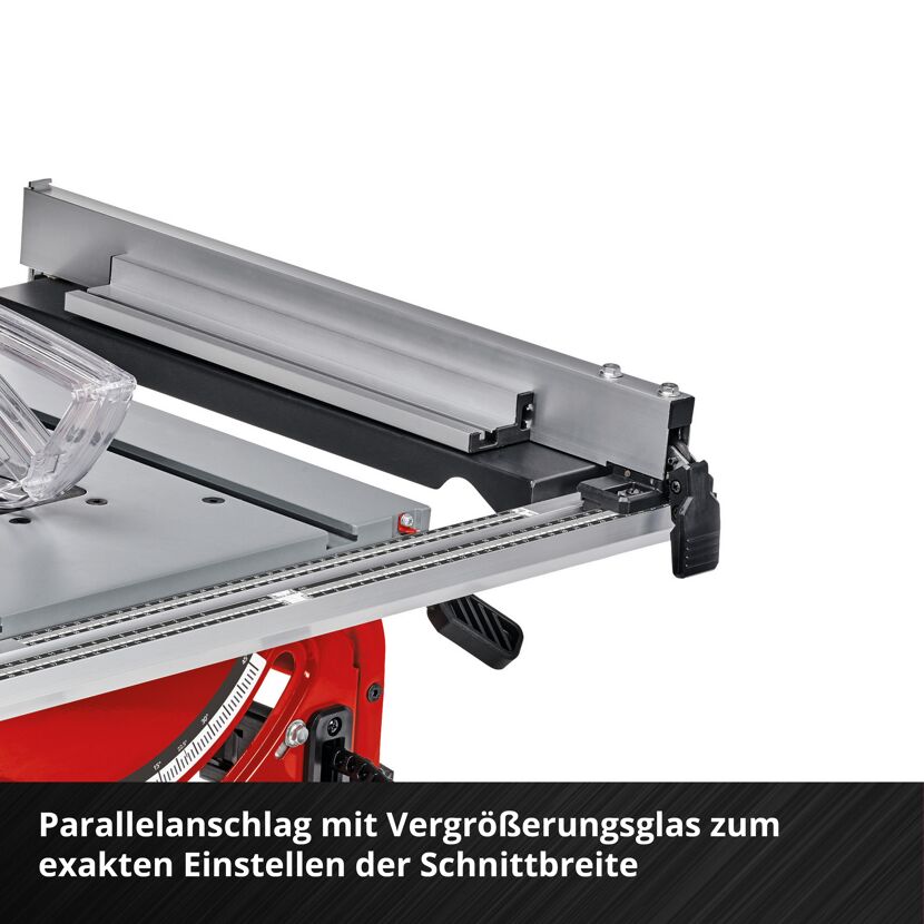 Parallelanschlag mit Vergrößerungsglas