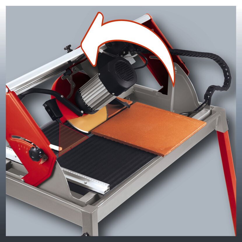 Steintrennmaschine TE-SC 920 L mit Fliesen