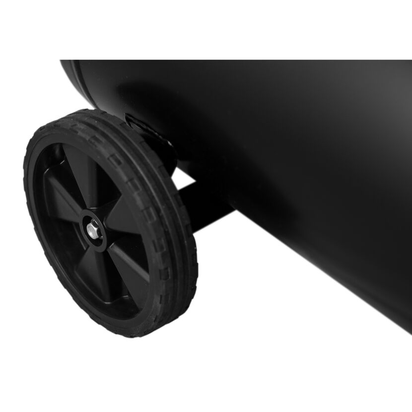 Schwarzes Rad eines Kompressors