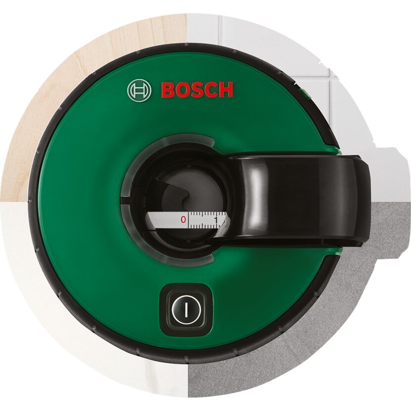 Bosch Linienlaser Atino auf verschiedenen Oberflächen