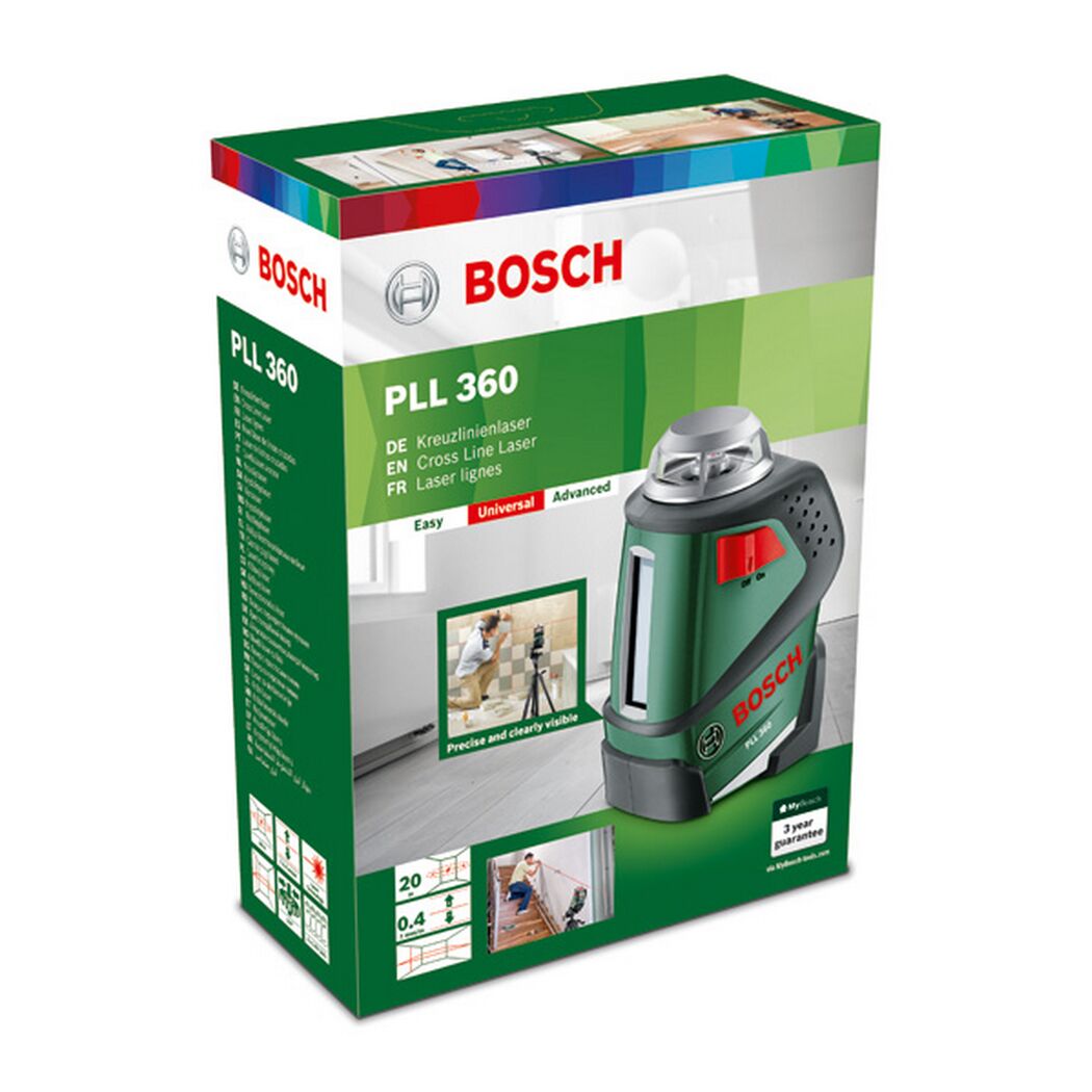Kreuzlinien-Laser 'Professional Universal Level 360' mit Stativ und Tasche